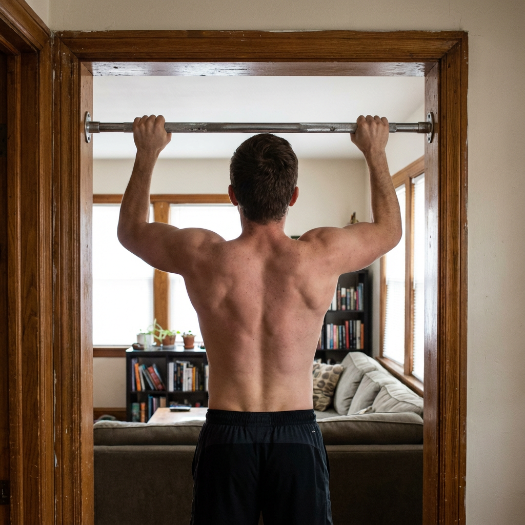 Doorway pull up bar home