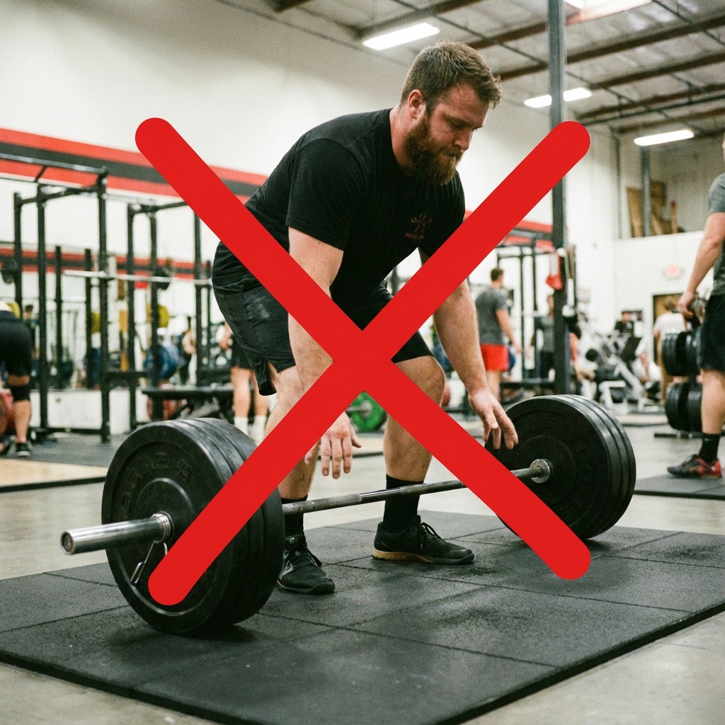 Crossfit dropping weights